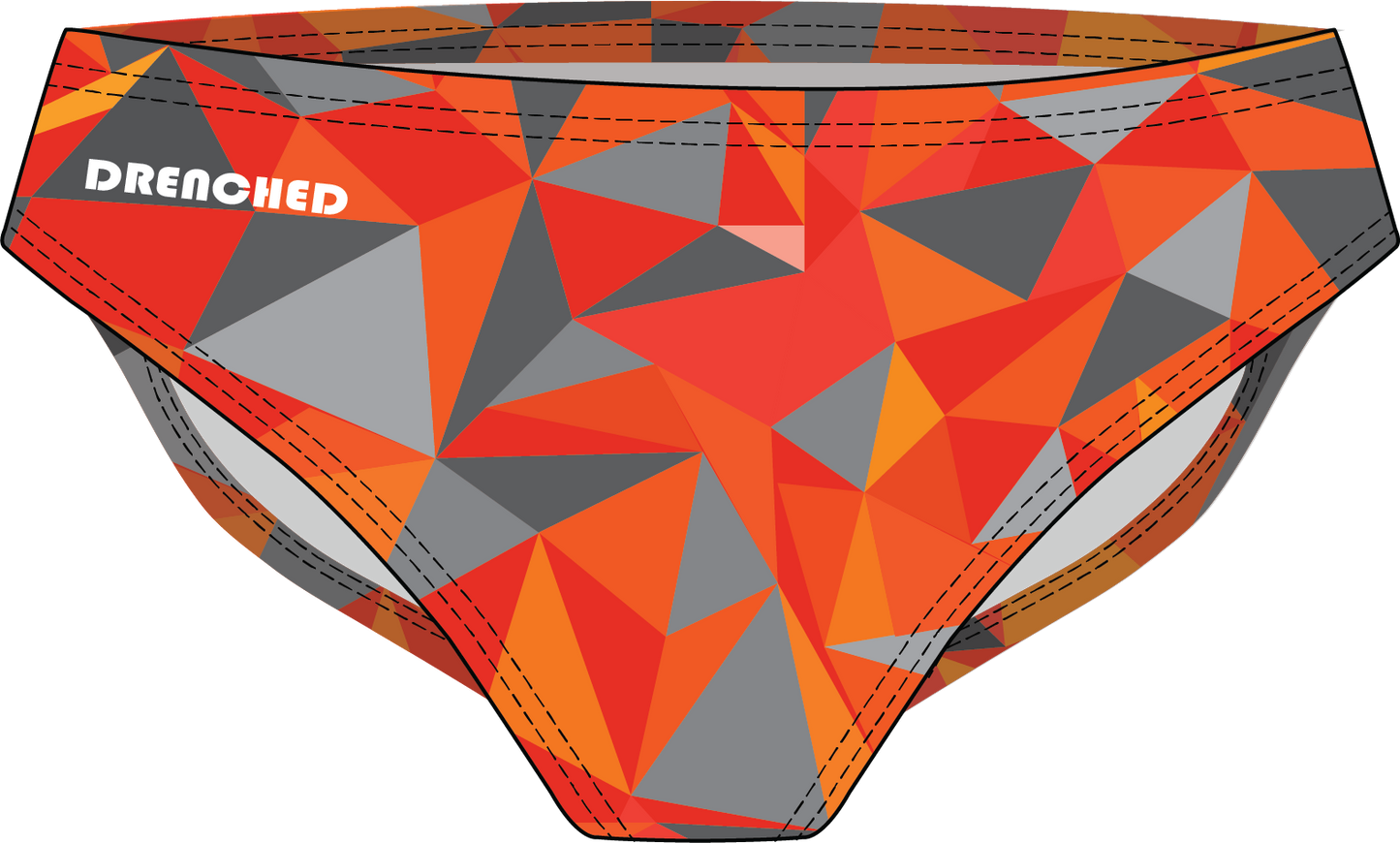 ORANGE DEFLECTION Bikini Bottom