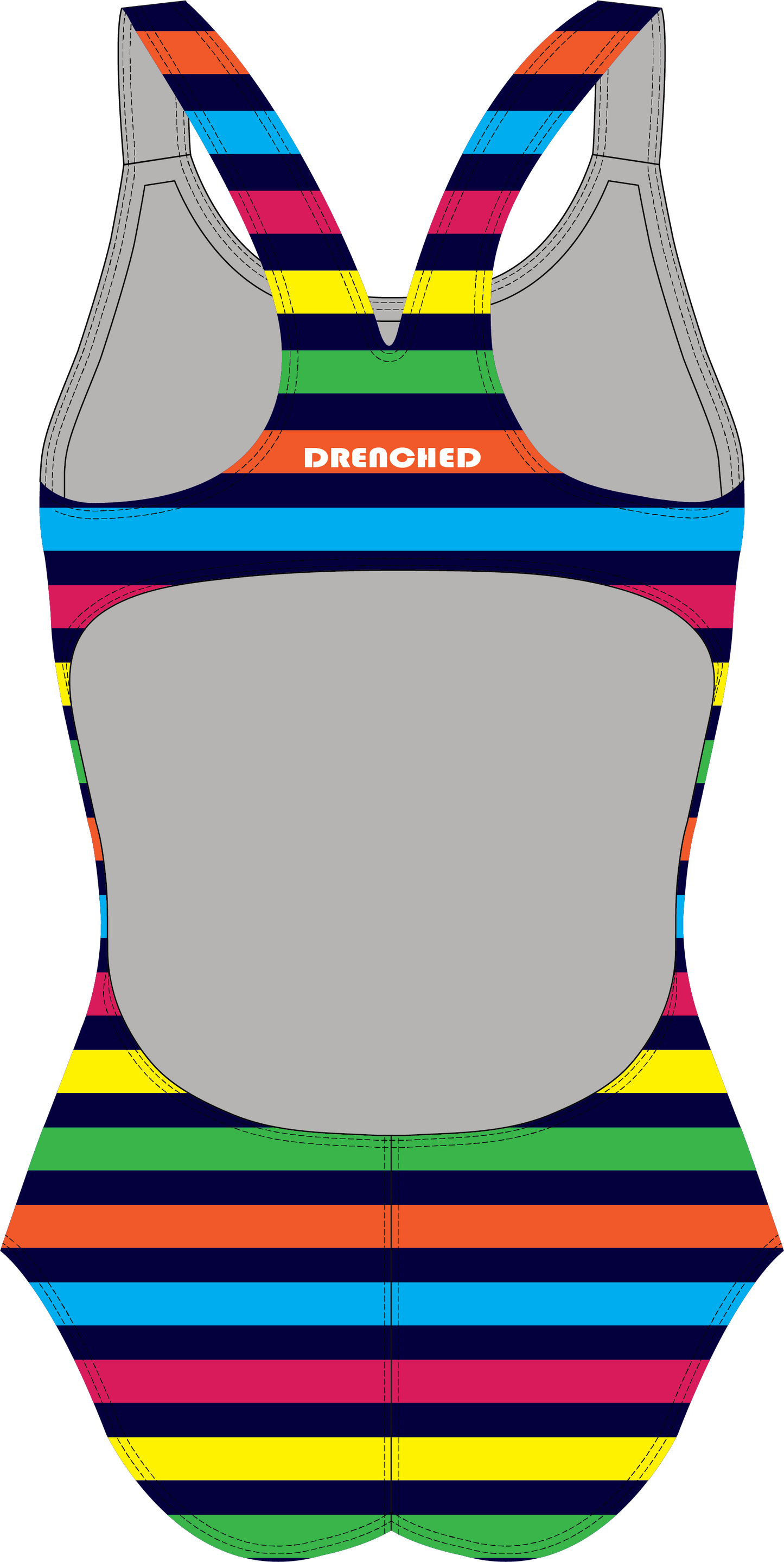 RAINBOW STRIPES Racerback
