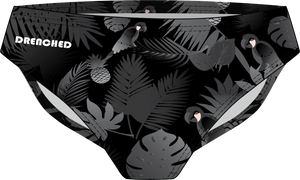 BLACK & WHITE RAIN FOREST Bikini Bottoms