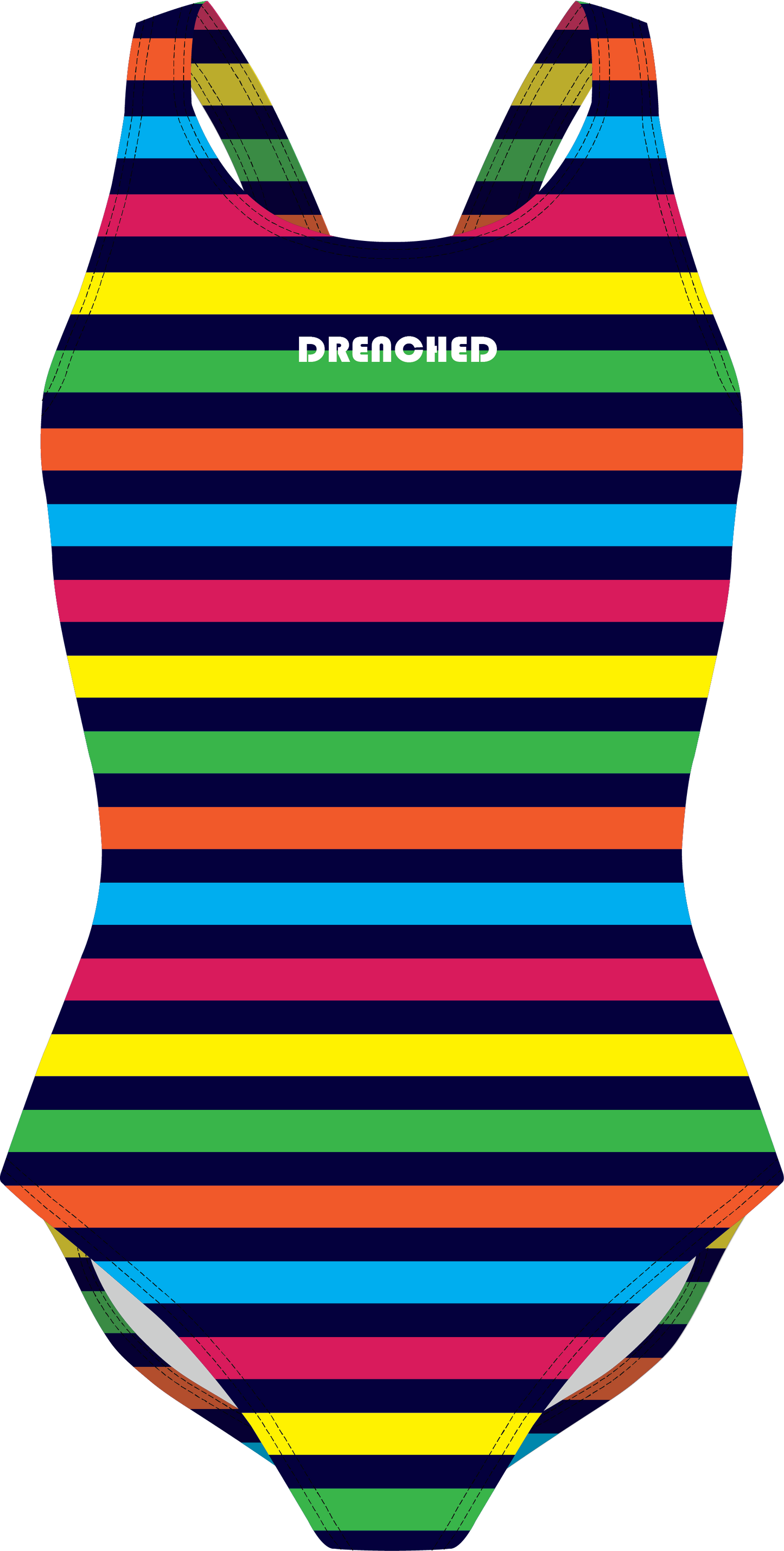 RAINBOW STRIPES Racerback