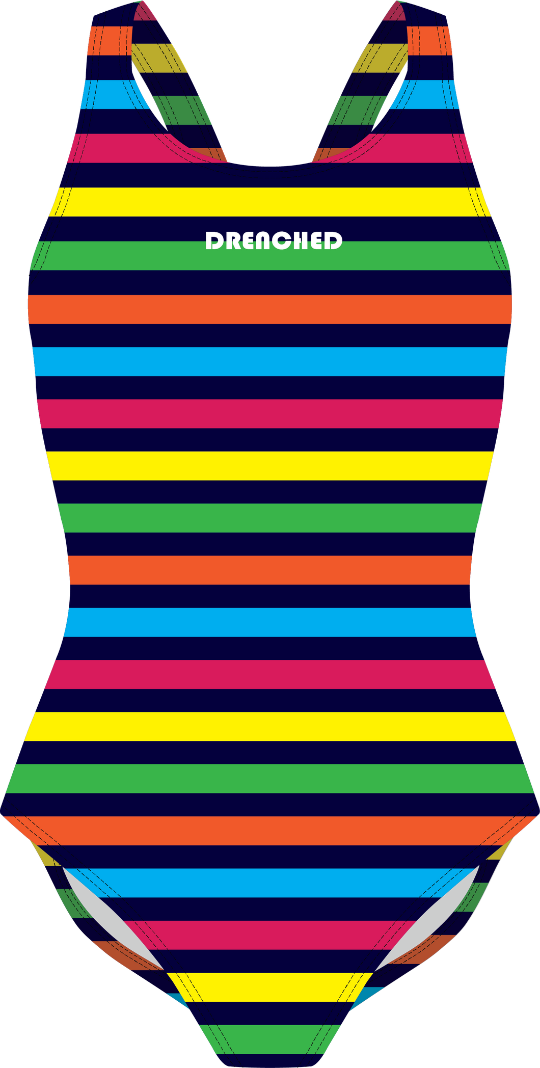 RAINBOW STRIPES Racerback